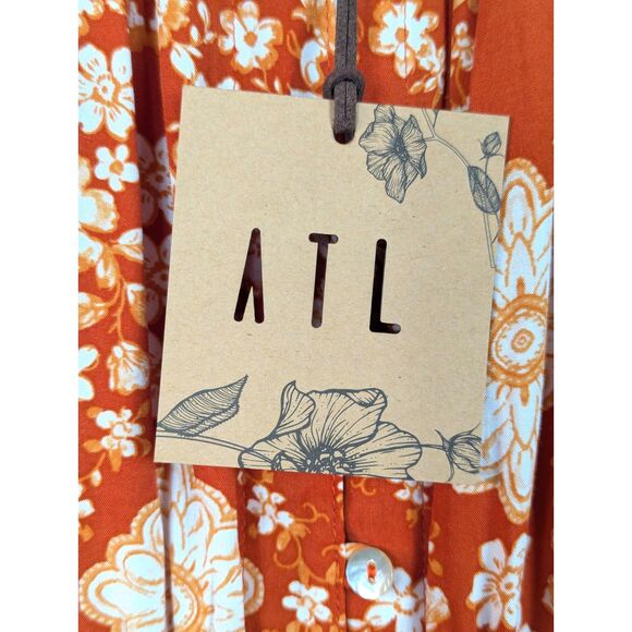 ABEL THE LABEL Boho Floral Cottage Hippie Forest Fairy Maxi Dress Size XS NWT - Picture 8 of 10